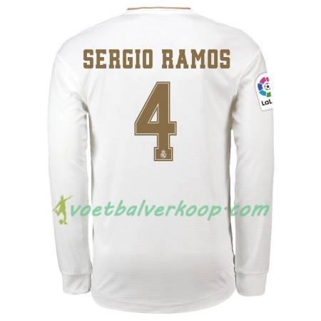 Real Madrid Sergio Ramos 4 Thuisshirt 2019/2020 Lange Mouw Real Madrid Sergio Ramos 4 Thuisshirt 2019/2020 Lange Mouw